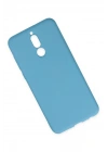 Mey İthalat®  Huawei Mate 10 Lite Kılıf Nano içi Kadife Silikon - Mavi