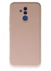 Mey İthalat®  Huawei Mate 20 Lite Kılıf Nano içi Kadife Silikon - Pudra