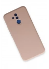 Mey İthalat®  Huawei Mate 20 Lite Kılıf Nano içi Kadife Silikon - Pudra