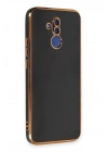 Mey İthalat®  Huawei Mate 20 Lite Kılıf Volet Silikon - Siyah
