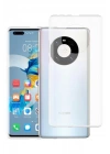 Mey İthalat®  Huawei Mate 40 Pro Kılıf Lüx Şeffaf Silikon