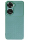 Mey İthalat®  Huawei Nova 12 SE Kılıf Auto Focus Karbon Kapak - Koyu Yeşil
