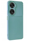 Mey İthalat®  Huawei Nova 12 SE Kılıf Auto Focus Karbon Kapak - Koyu Yeşil
