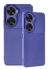 Mey İthalat®  Huawei Nova 12 SE Kılıf Auto Focus Karbon Kapak - Lacivert