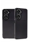 Mey İthalat®  Huawei Nova 12 SE Kılıf Auto Focus Karbon Kapak - Siyah