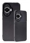 Mey İthalat®  Huawei Nova 12S Kılıf Auto Focus Karbon Kapak - Siyah