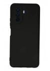 Mey İthalat®  Huawei Nova Y70 Kılıf Nano içi Kadife Silikon - Siyah