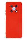 Mey İthalat®  Huawei Nova Y90 Kılıf Nano içi Kadife Silikon - Kırmızı