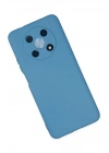 Mey İthalat®  Huawei Nova Y90 Kılıf Nano içi Kadife Silikon - Mavi