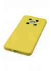 Mey İthalat®  Huawei Nova Y90 Kılıf Nano içi Kadife Silikon - Sarı