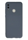Mey İthalat®  Huawei P Smart 2019 Kılıf Nano içi Kadife Silikon - Gri