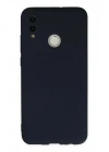 Mey İthalat®  Huawei P Smart 2019 Kılıf Nano içi Kadife Silikon - Lacivert
