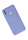 Mey İthalat®  Huawei P Smart 2019 Kılıf Nano içi Kadife Silikon - Lila
