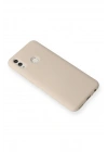 Mey İthalat®  Huawei P Smart 2019 Kılıf Nano içi Kadife Silikon - Pudra