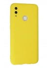 Mey İthalat®  Huawei P Smart 2019 Kılıf Nano içi Kadife Silikon - Sarı