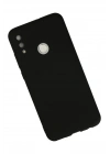 Mey İthalat®  Huawei P Smart 2019 Kılıf Nano içi Kadife Silikon - Siyah