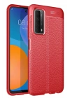 Mey İthalat®  Huawei P Smart 2021 Kılıf Auto Focus Kapak - Kırmızı