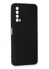 Mey İthalat®  Huawei P Smart 2021 Kılıf Nano içi Kadife Silikon - Siyah