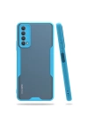 Mey İthalat®  Huawei P Smart 2021 Kılıf Platin Silikon - Mavi