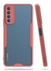 Mey İthalat®  Huawei P Smart 2021 Kılıf Platin Silikon - Pembe