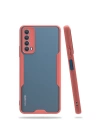 Mey İthalat®  Huawei P Smart 2021 Kılıf Platin Silikon - Pembe