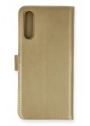 Mey İthalat®  Huawei P Smart S Kılıf Trend S Plus Kapaklı Kılıf - Gold