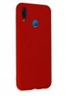 Mey İthalat®  Huawei P20 Lite Kılıf Nano içi Kadife Silikon - Kırmızı