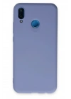 Mey İthalat®  Huawei P20 Lite Kılıf Nano içi Kadife Silikon - Lila