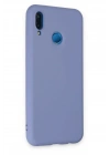 Mey İthalat®  Huawei P20 Lite Kılıf Nano içi Kadife Silikon - Lila