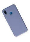 Mey İthalat®  Huawei P20 Lite Kılıf Nano içi Kadife Silikon - Lila