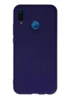 Mey İthalat®  Huawei P20 Lite Kılıf Nano içi Kadife Silikon - Mor