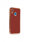 Mey İthalat®  Huawei P20 Lite Kılıf Volet Silikon - Kırmızı