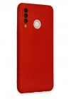 Mey İthalat®  Huawei P30 Lite Kılıf Nano içi Kadife Silikon - Kırmızı