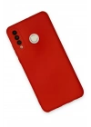 Mey İthalat®  Huawei P30 Lite Kılıf Nano içi Kadife Silikon - Kırmızı