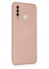 Mey İthalat®  Huawei P30 Lite Kılıf Nano içi Kadife Silikon - Pudra