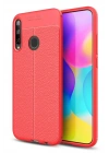 Mey İthalat®  Huawei P40 Lite E Kılıf Auto Focus Kapak - Kırmızı