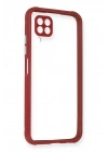 Mey İthalat®  Huawei P40 Lite Kılıf Miami Şeffaf Silikon - Fuşya