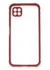 Mey İthalat®  Huawei P40 Lite Kılıf Miami Şeffaf Silikon - Fuşya