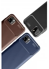 Mey İthalat®  Huawei Y5P Kılıf Auto Focus Karbon Kapak - Siyah