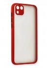 Mey İthalat®  Huawei Y5P Kılıf Montreal Silikon Kapak - Kırmızı