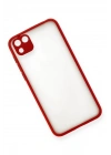 Mey İthalat®  Huawei Y5P Kılıf Montreal Silikon Kapak - Kırmızı