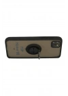 Mey İthalat®  Huawei Y5P Kılıf Montreal Yüzüklü Silikon Kapak - Siyah