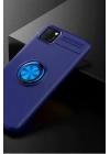 Mey İthalat®  Huawei Y5P Kılıf Range Yüzüklü Silikon - Mavi