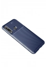 Mey İthalat®  Huawei Y6P Kılıf Auto Focus Karbon Kapak - Lacivert