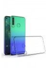 Mey İthalat®  Huawei Y6P Kılıf Lüx Şeffaf Silikon - Şeffaf