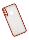 Mey İthalat®  Huawei Y6P Kılıf Montreal Silikon Kapak - Kırmızı