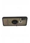 Mey İthalat®  Huawei Y6P Kılıf Montreal Yüzüklü Silikon Kapak - Siyah