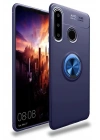 Mey İthalat®  Huawei Y6P Kılıf Range Yüzüklü Silikon - Mavi