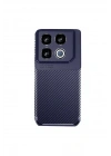 Mey İthalat®  İnfinix GT 20 Pro Kılıf Auto Focus Karbon Kapak - Lacivert