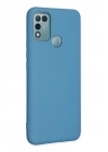 Mey İthalat®  İnfinix Hot 10 Play Kılıf Nano içi Kadife Silikon - Mavi